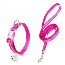Truelove Cute Cat-halsband och koppel - TLC5311