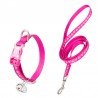 Truelove Cute Cat-halsband och koppel - TLC5311