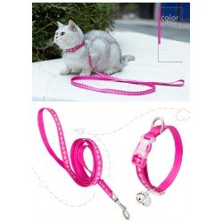 Truelove Cute Cat-halsband och koppel - TLC5311