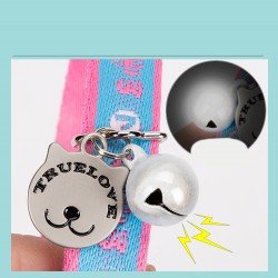 Truelove Cute Cat-halsband och koppel - TLC5311